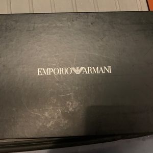 Emporia Armani Black Leather Pumps
